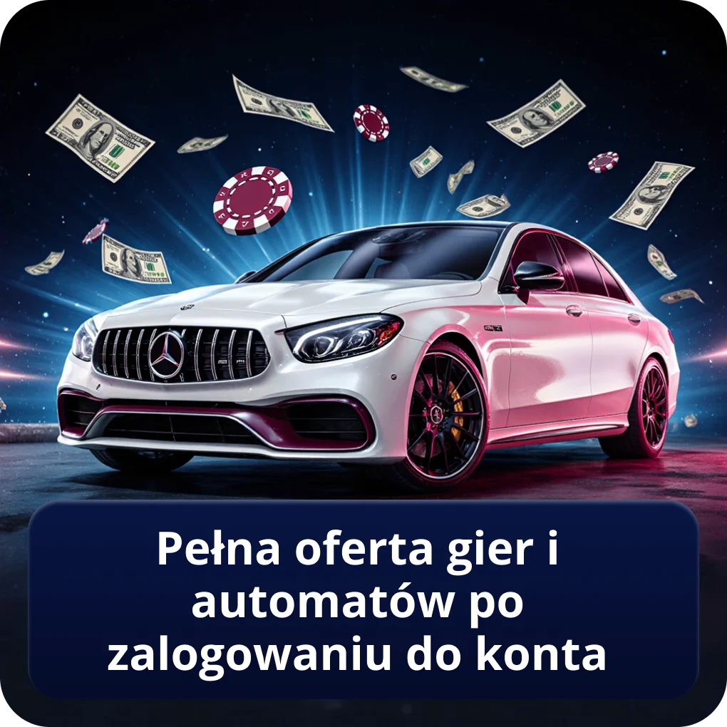 Pełna oferta gier i automatów po zalogowaniu do konta